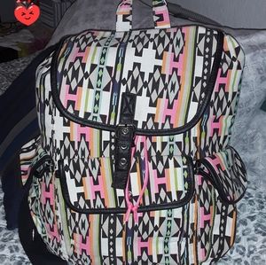 Spacious Boho Backpack Southwest Design / New No Tags